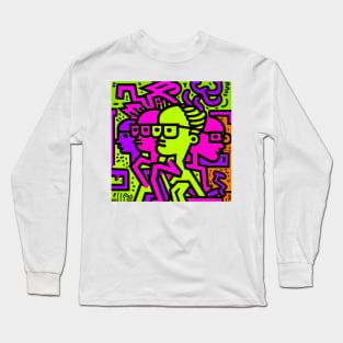 Cute Abstrac Doodle 6 Long Sleeve T-Shirt